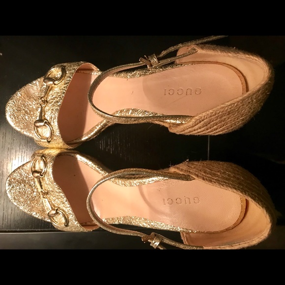 gucci espadrille wedge